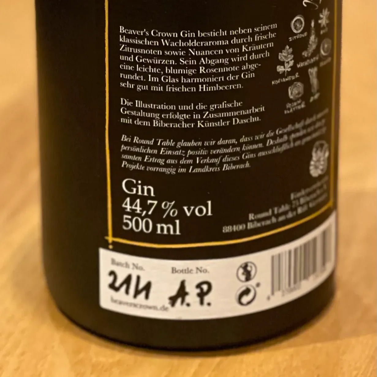 Beaver’s Crown Gin – Signature „Artist Print“